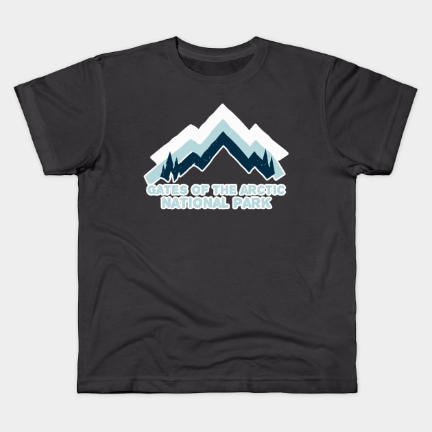 Gates of the Arctic National Park Kids T-Shirt by roamfree